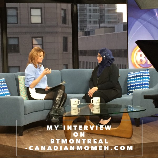 Fariha Naqvi-Mohamed on BT Montreal, BT Montreal, Breakfast Television Montreal, quebec woman asked to remove hijab by a Quebec judge, islam, politics, niqab, hijab, blogger, top canadian blogger, muslim spokesperson