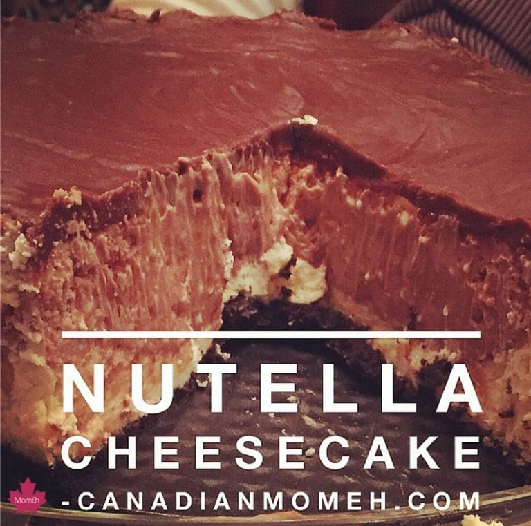 Warning: this Nutella Cheesecake recipe will blow your mind #recipe #dessert