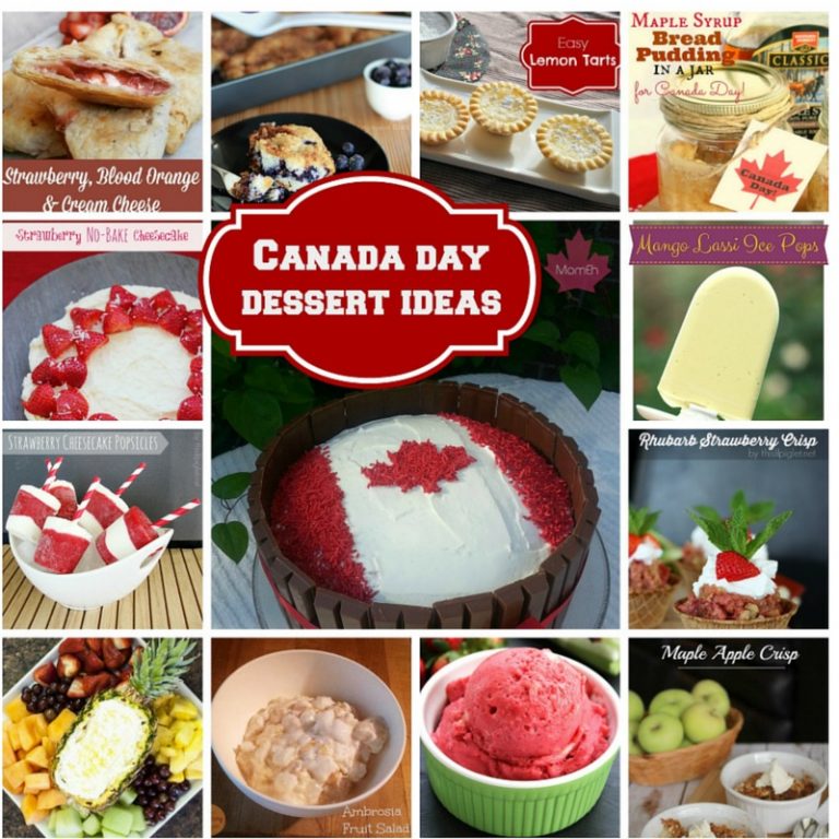The perfect Canada Day feast from Appetizer to Dessert #recipe #CanadaDay