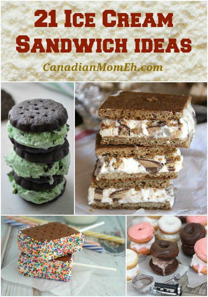 21 Ice Cream Sandwich Ideas to cool you down #recipes