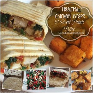 Quick and Healthy Chicken wraps #recipe - CanadianMomEh