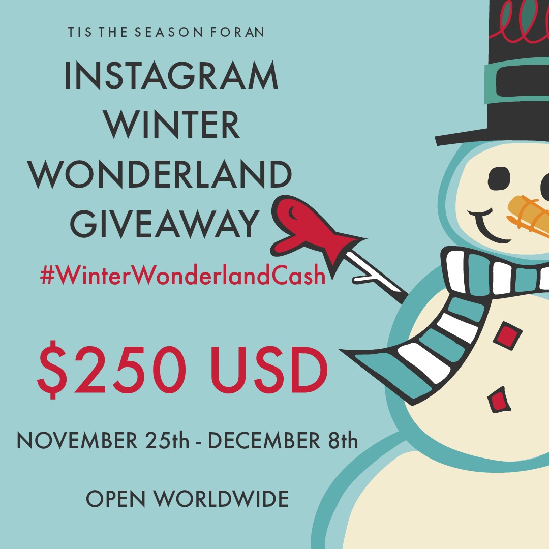 #WinterWonderlandCash, giveaway, bloggers, influencers, canadian blogger, digital influencer, canadianmomeh